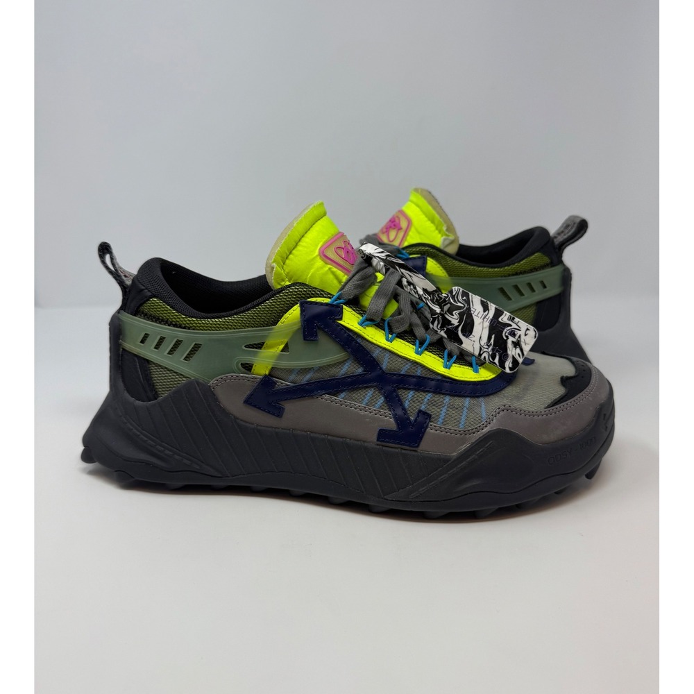Off-White ODSY-1000 Sneaker Grey/Lime Size 13 US 46 EU